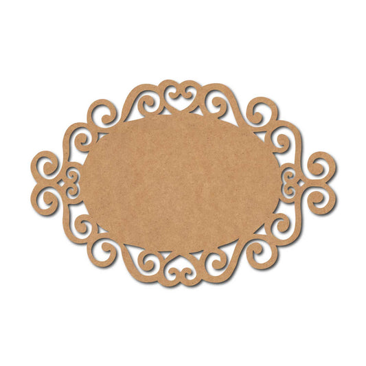 Designer Nameplate Cutout MDF Design 43