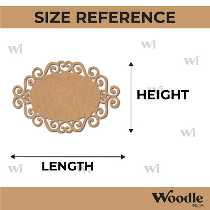 Designer Nameplate Cutout MDF Design 43