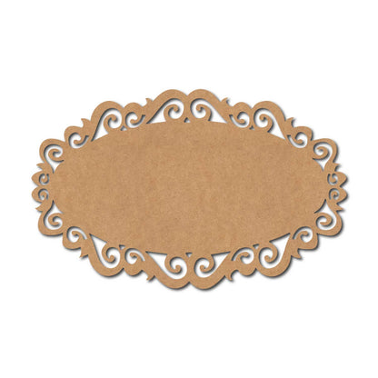 Designer Nameplate Cutout MDF Design 44