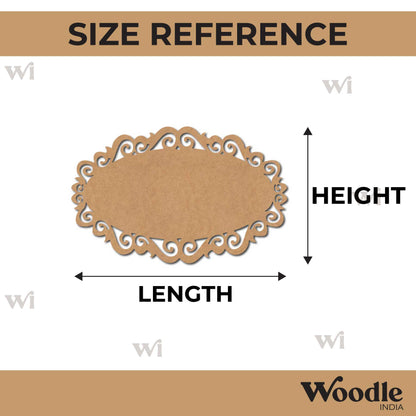 Designer Nameplate Cutout MDF Design 44
