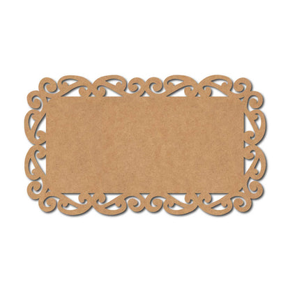 Designer Nameplate Cutout MDF Design 48