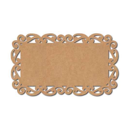 Designer Nameplate Cutout MDF Design 48