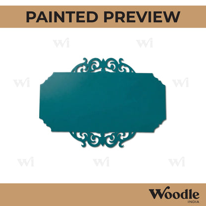 Designer Nameplate Cutout MDF Design 49