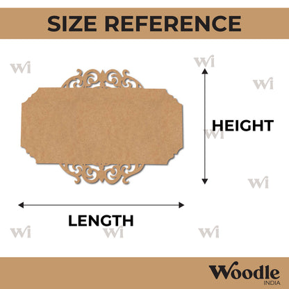 Designer Nameplate Cutout MDF Design 49