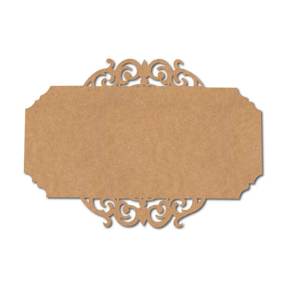 Designer Nameplate Cutout MDF Design 49