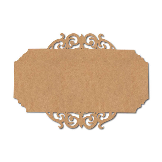 Designer Nameplate Cutout MDF Design 49