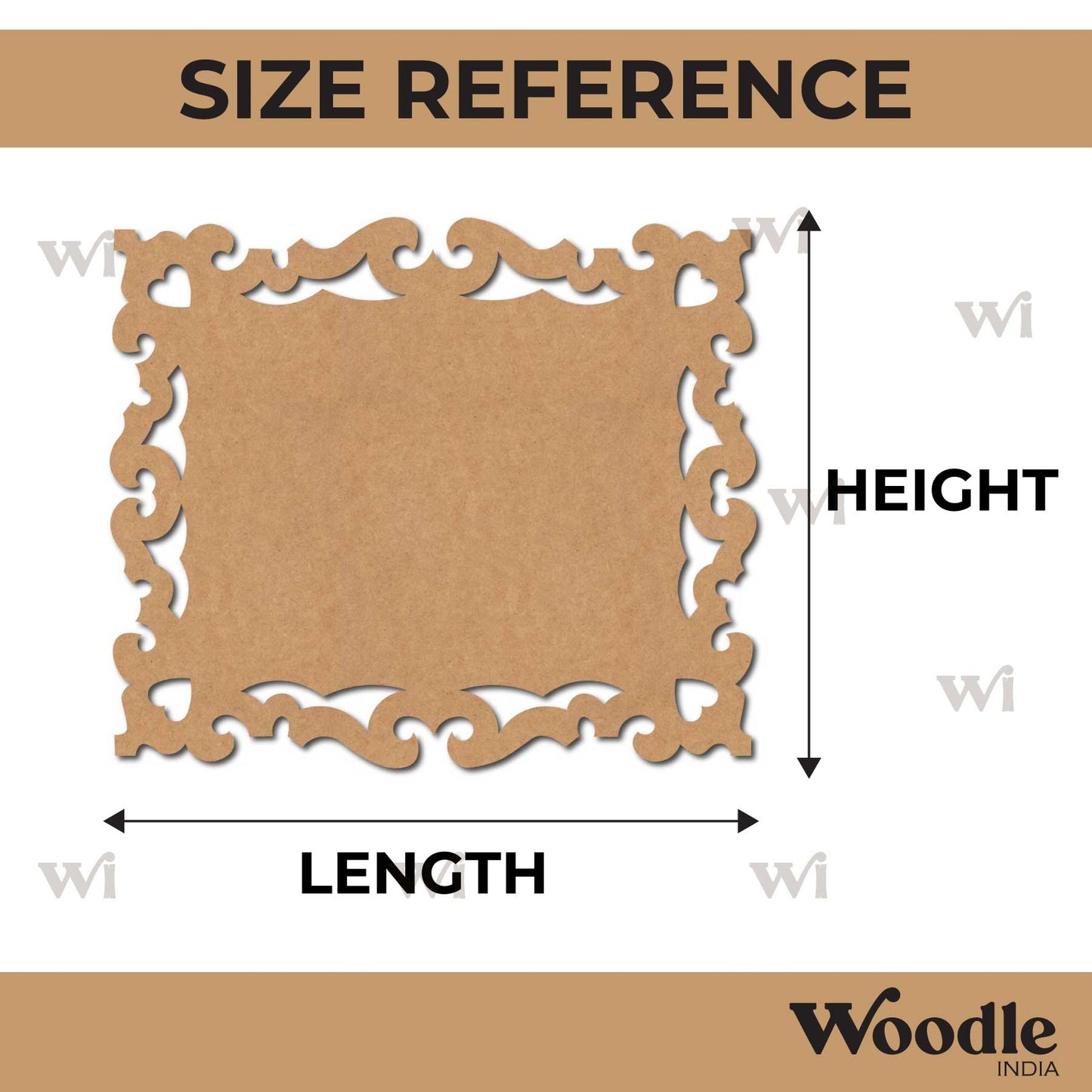 Designer Nameplate Cutout MDF Design 4