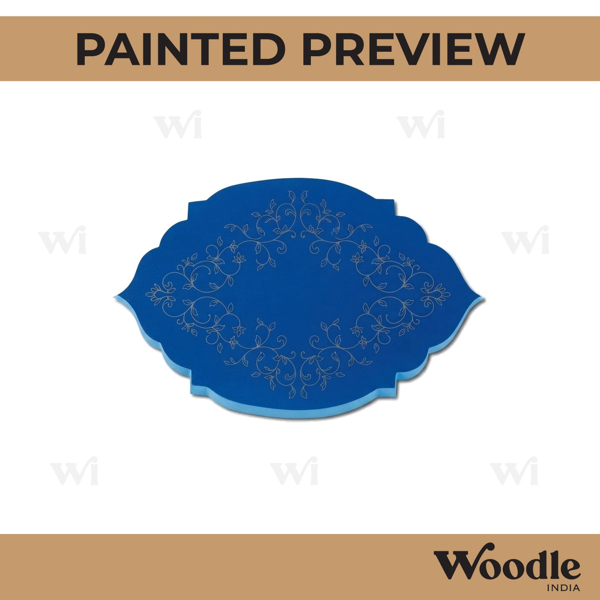 Designer Nameplate Cutout MDF Design 51