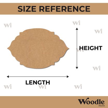 Designer Nameplate Cutout MDF Design 51