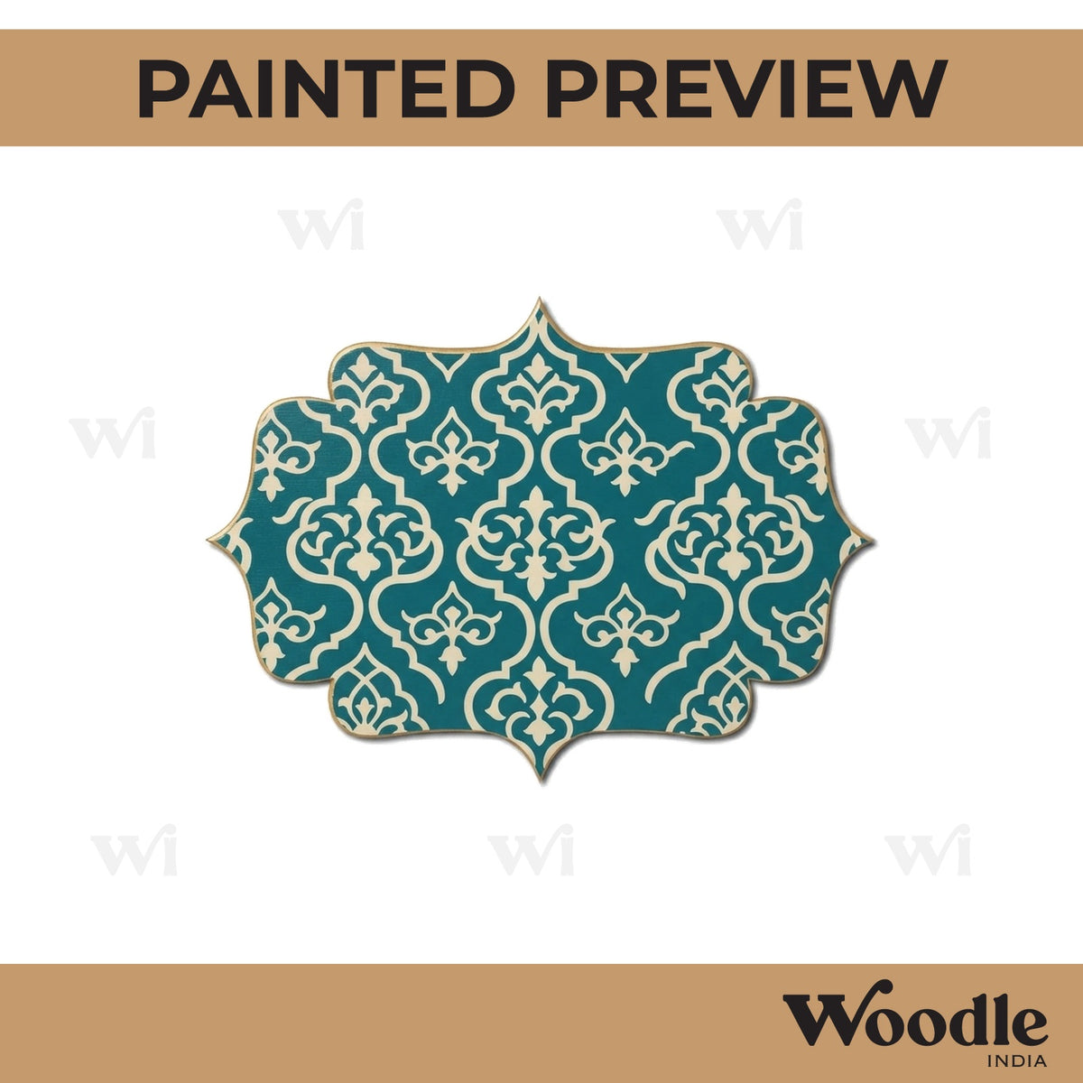 Designer Nameplate Cutout MDF Design 52