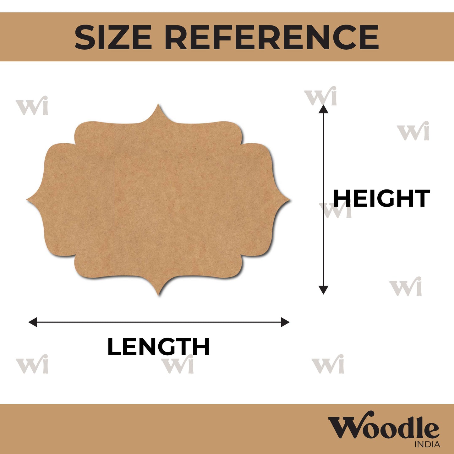 Designer Nameplate Cutout MDF Design 52