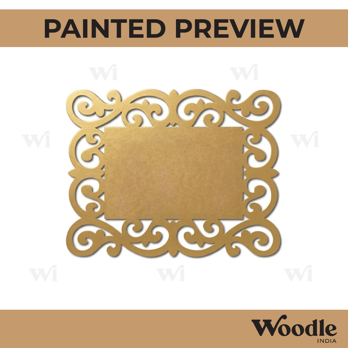 Designer Nameplate Cutout MDF Design 53