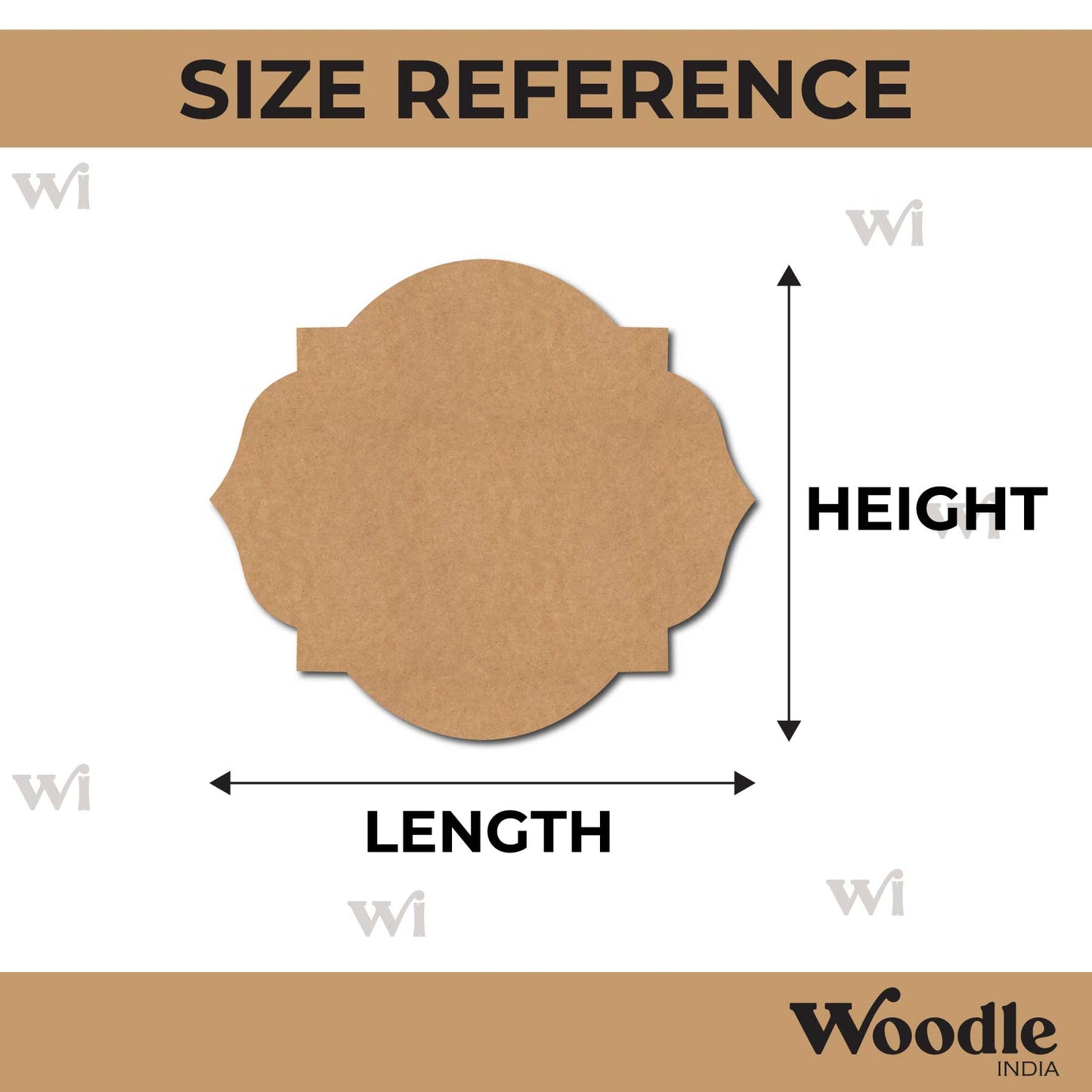 Designer Nameplate Cutout MDF Design 56