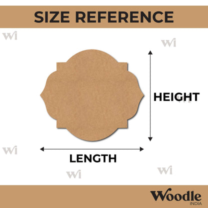 Designer Nameplate Cutout MDF Design 56