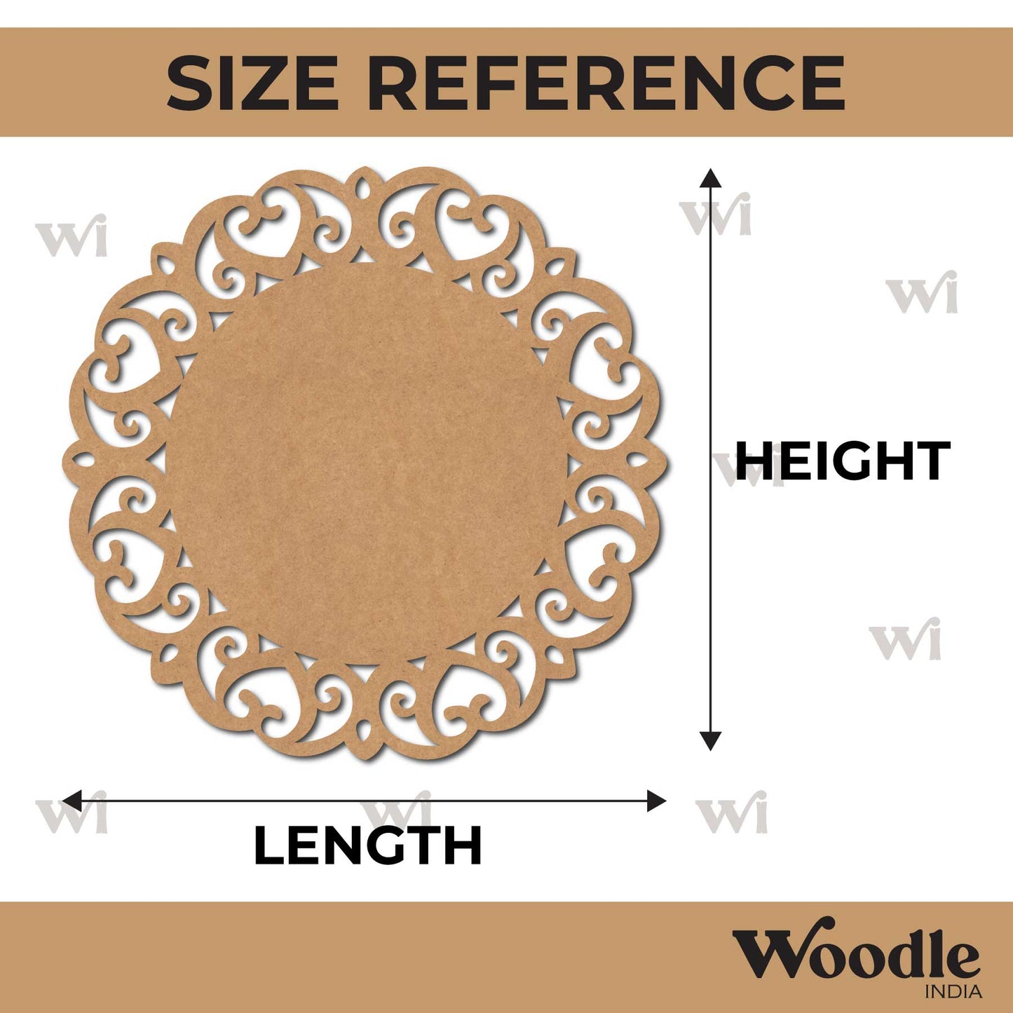 Designer Nameplate Cutout MDF Design 57