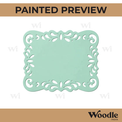 Designer Nameplate Cutout MDF Design 6