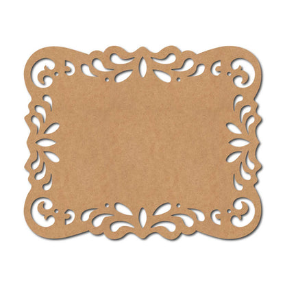 Designer Nameplate Cutout MDF Design 6