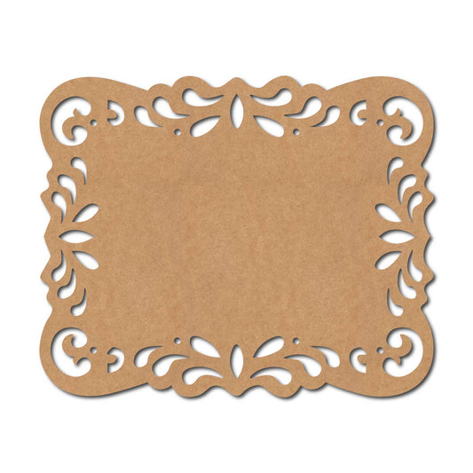 Designer Nameplate Cutout MDF Design 6