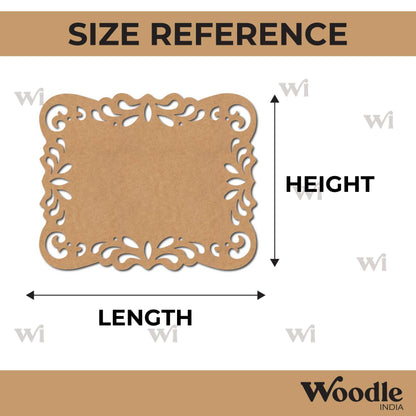 Designer Nameplate Cutout MDF Design 6