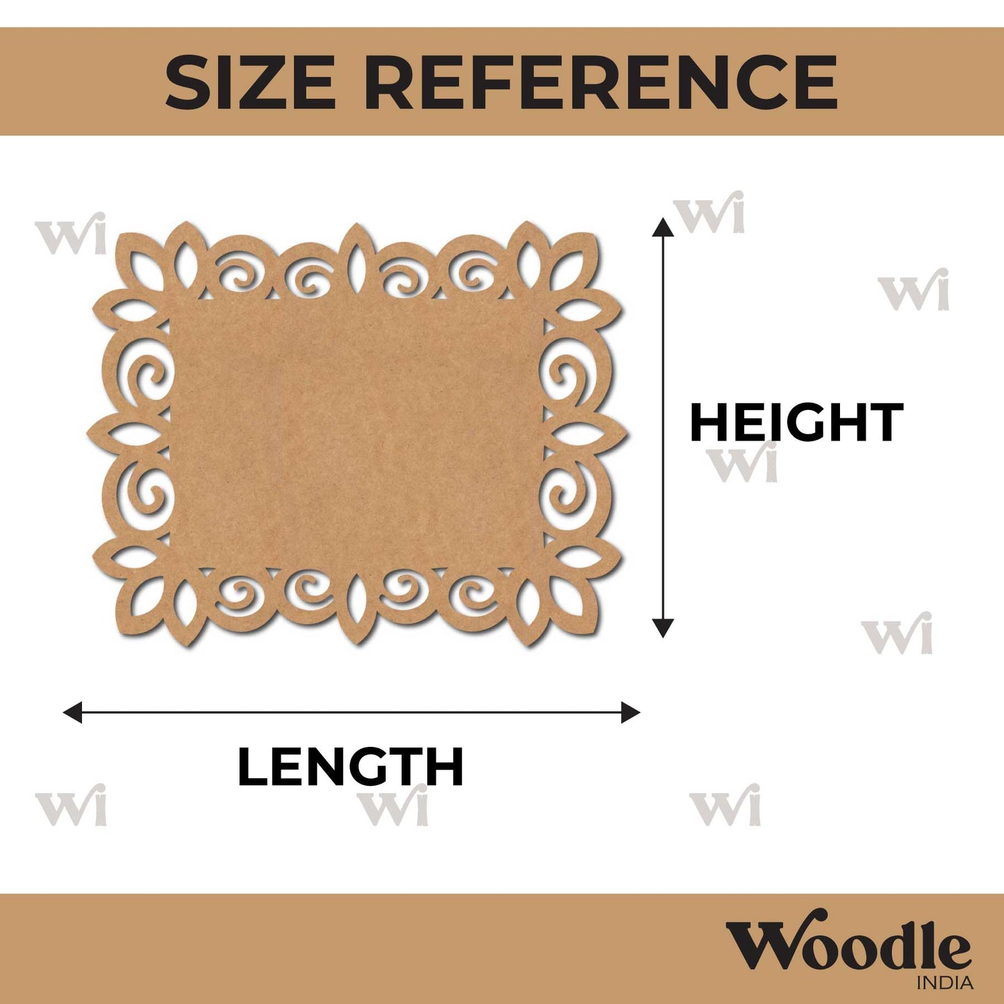 Designer Nameplate Cutout MDF Design 8