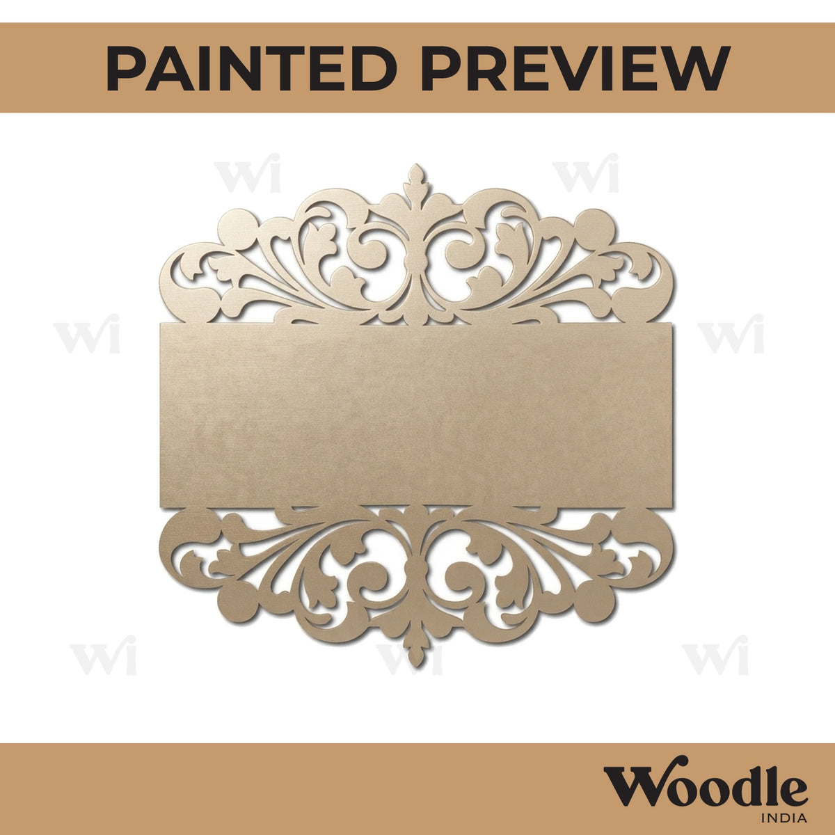 Designer Nameplate MDF Design 2