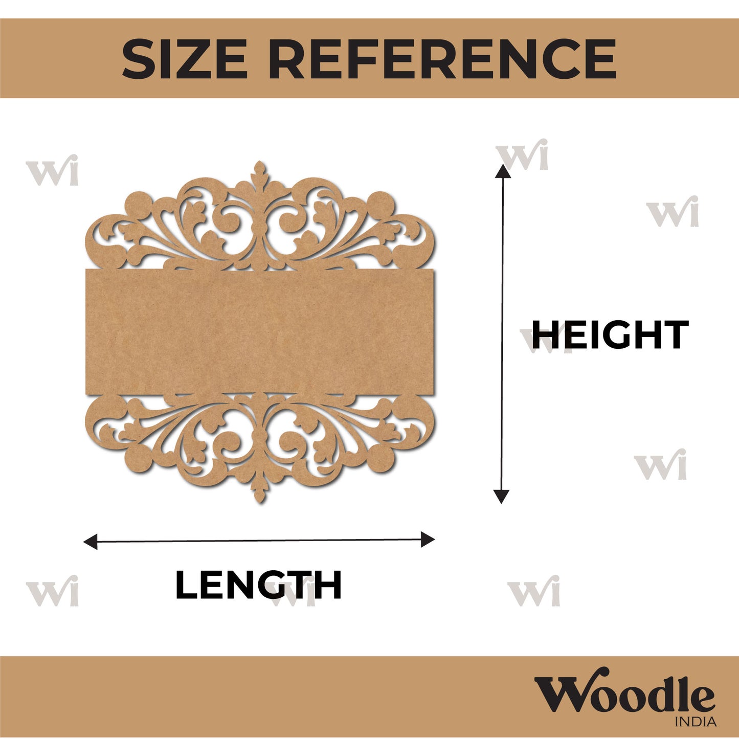 Designer Nameplate MDF Design 2