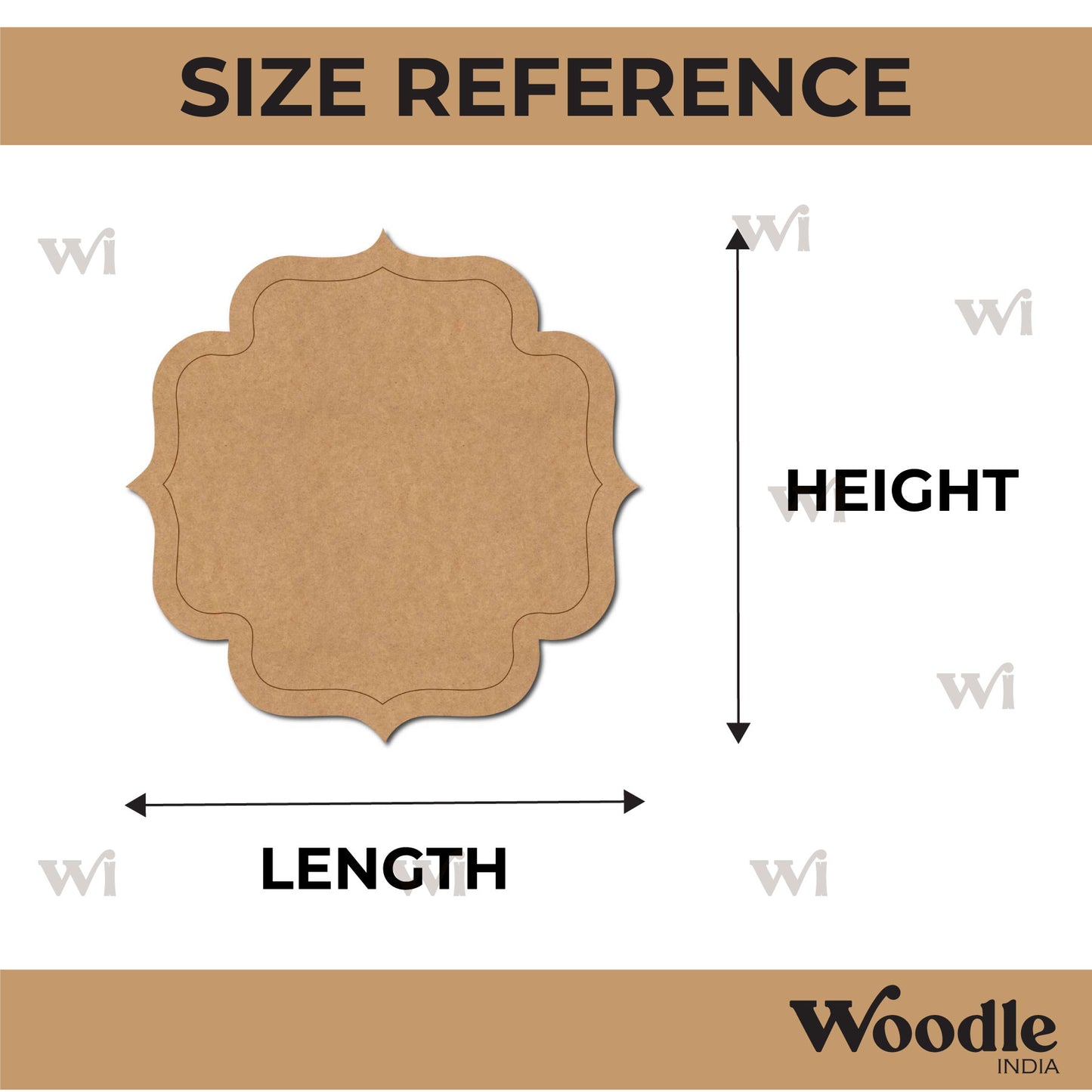 Designer Pre Marked Base MDF Design 2
