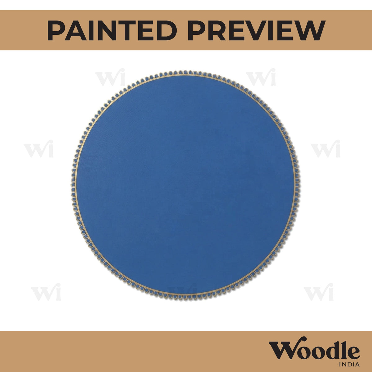Designer Round Cutout MDF Design 2