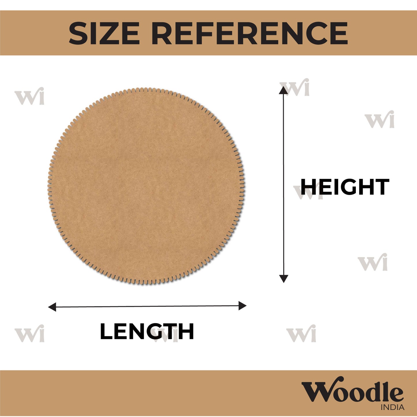 Designer Round Cutout MDF Design 2