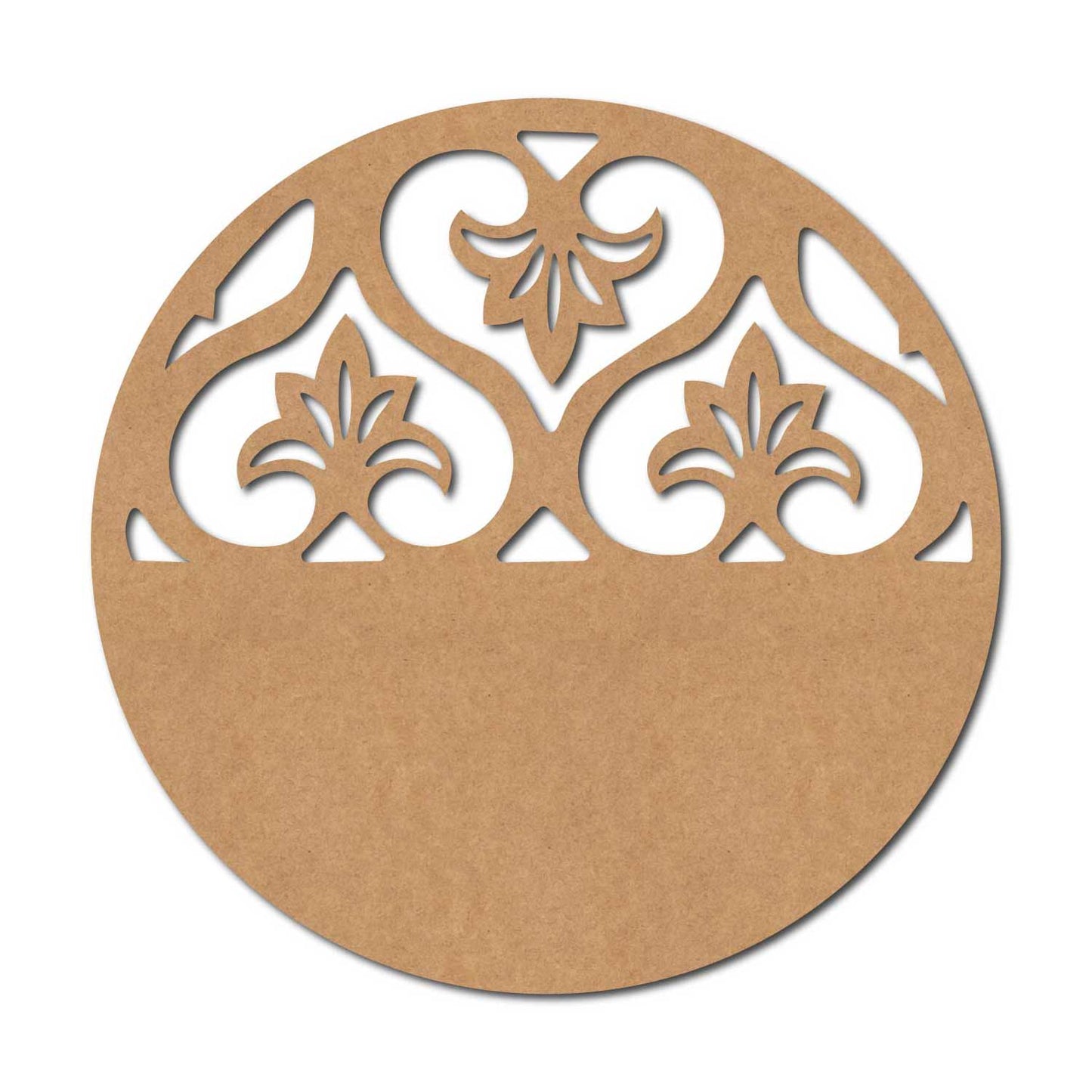 Designer Round Cutout MDF Design 3