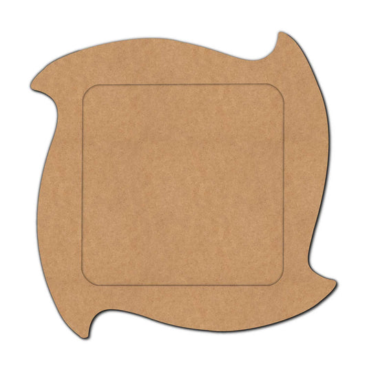 Designer Three Layered Photo Magnet MDF Design 1