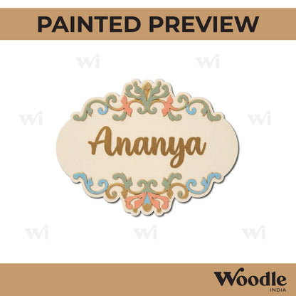 Designer Nameplate MDF Design 3