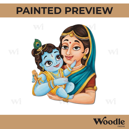 Devaki Bal Krishna Pre Marked MDF Design 1