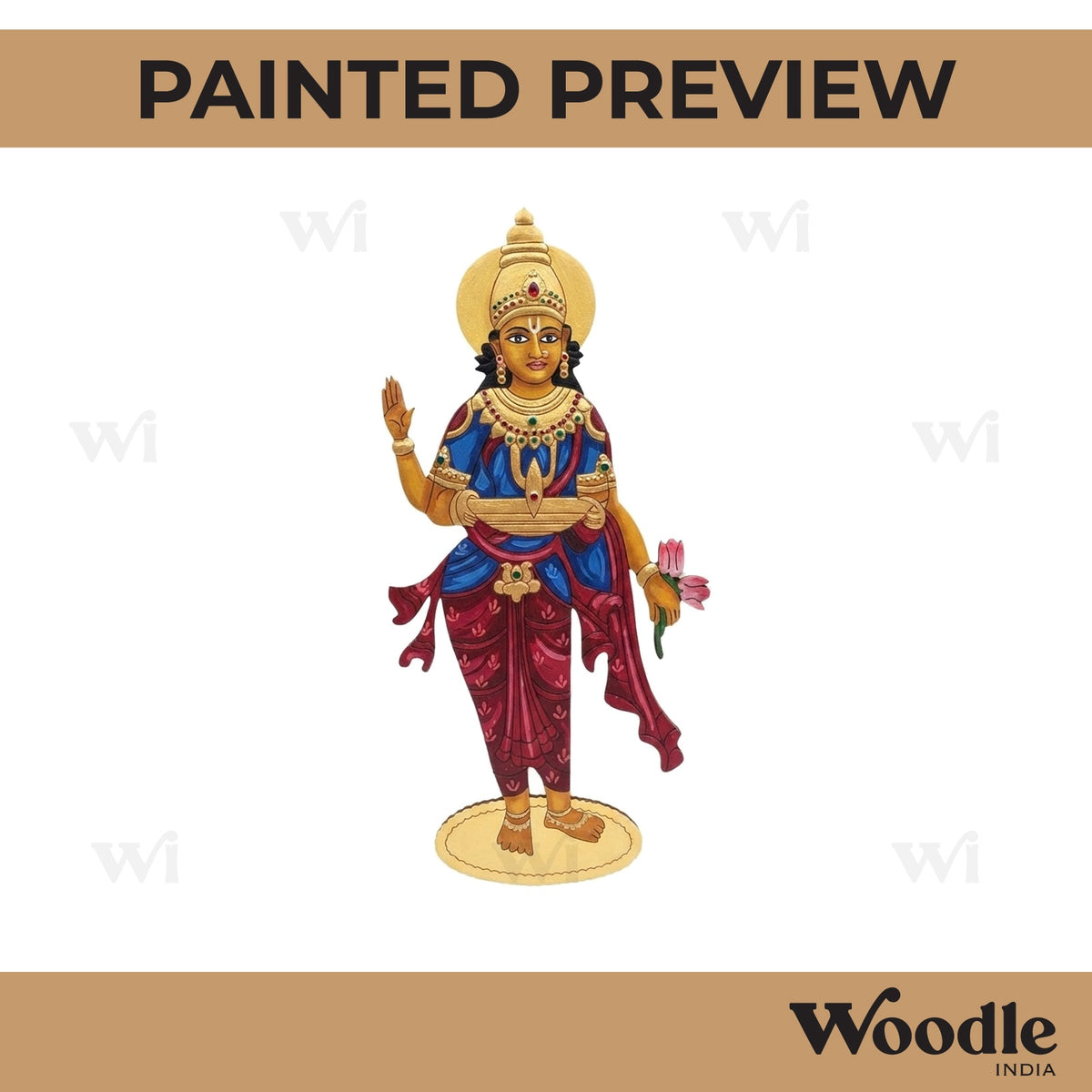 Devi Deeplakshmi Pre Marked MDF Design 1
