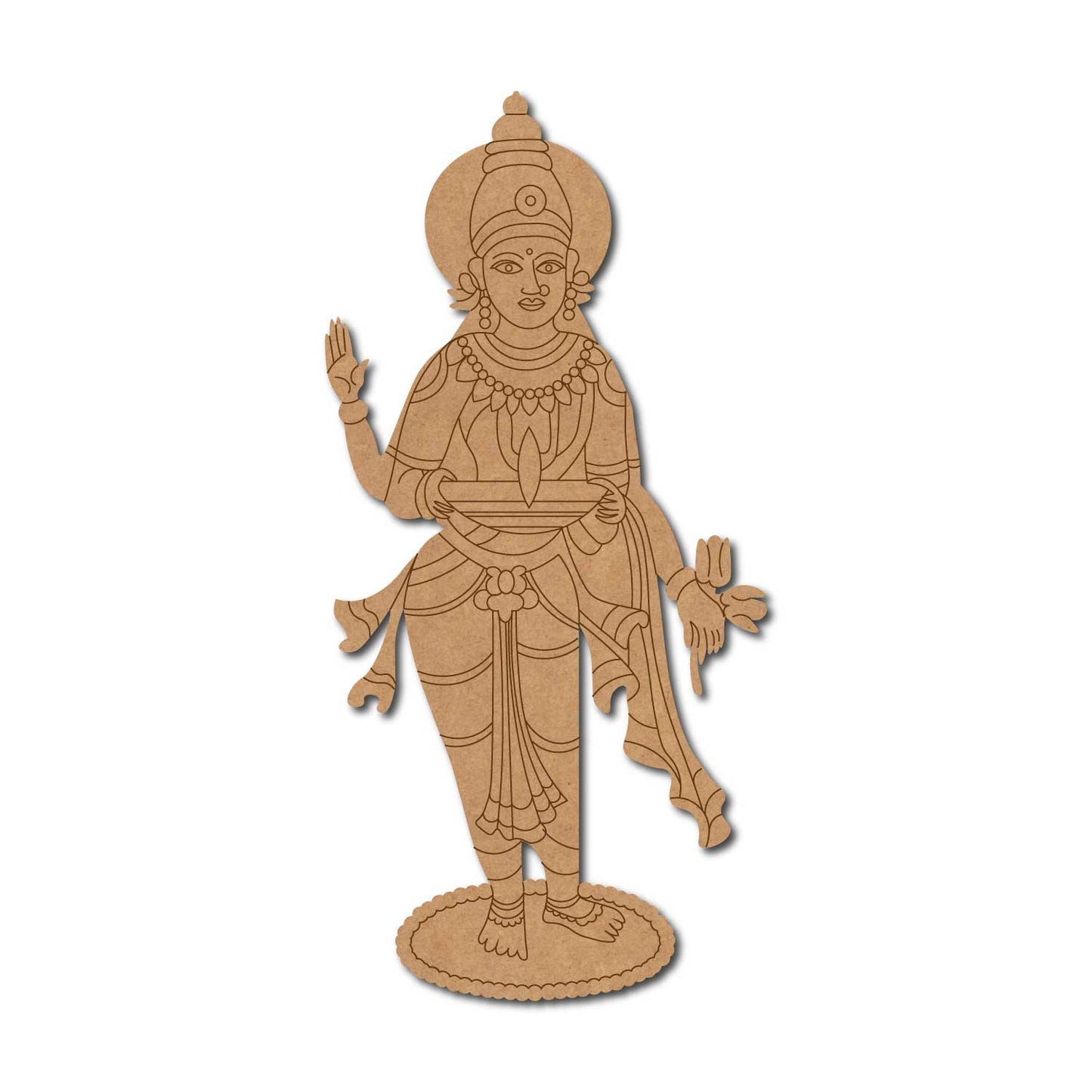 Devi Deeplakshmi Pre Marked MDF Design 1