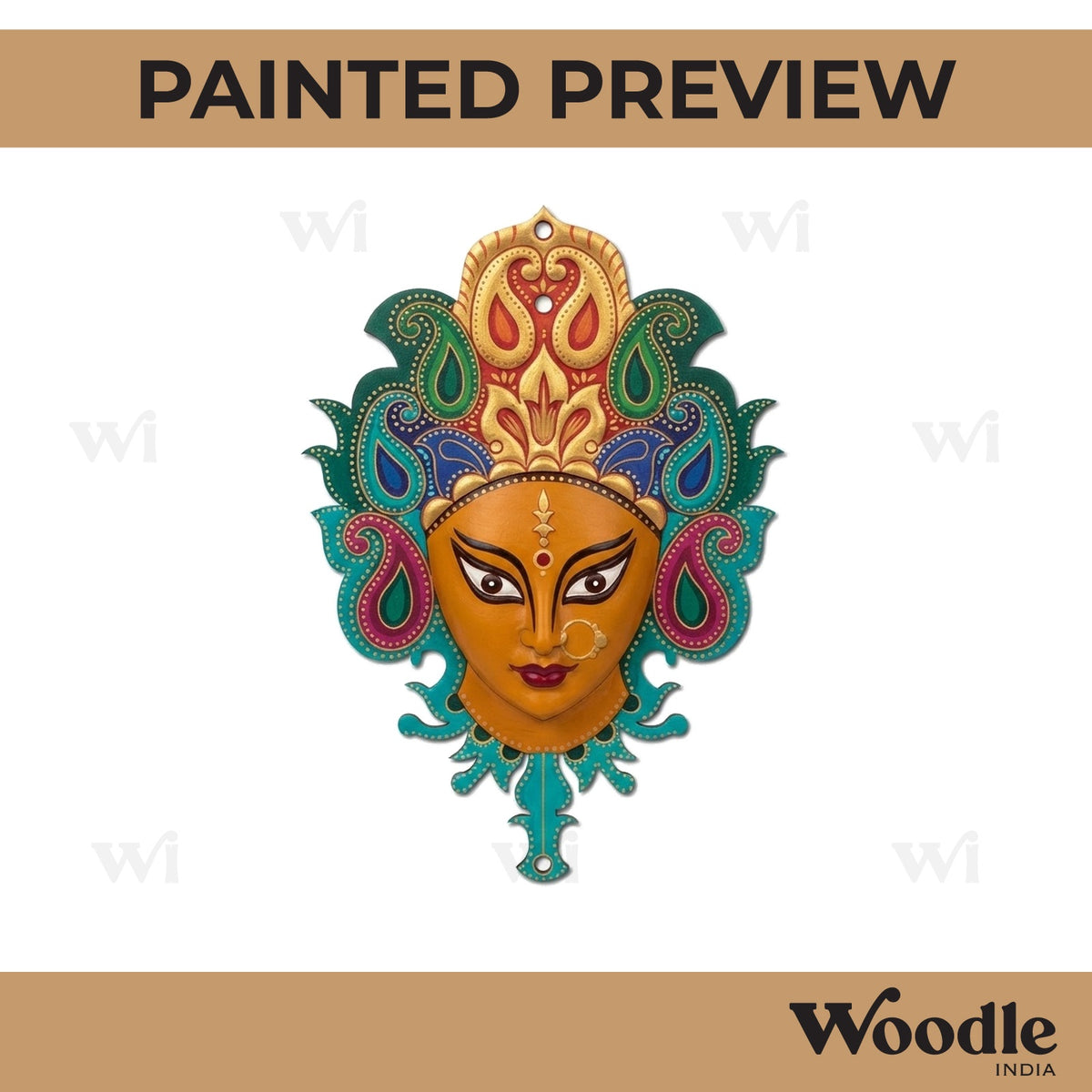 Devi Mahalaxmi Pre Marked MDF Design 1