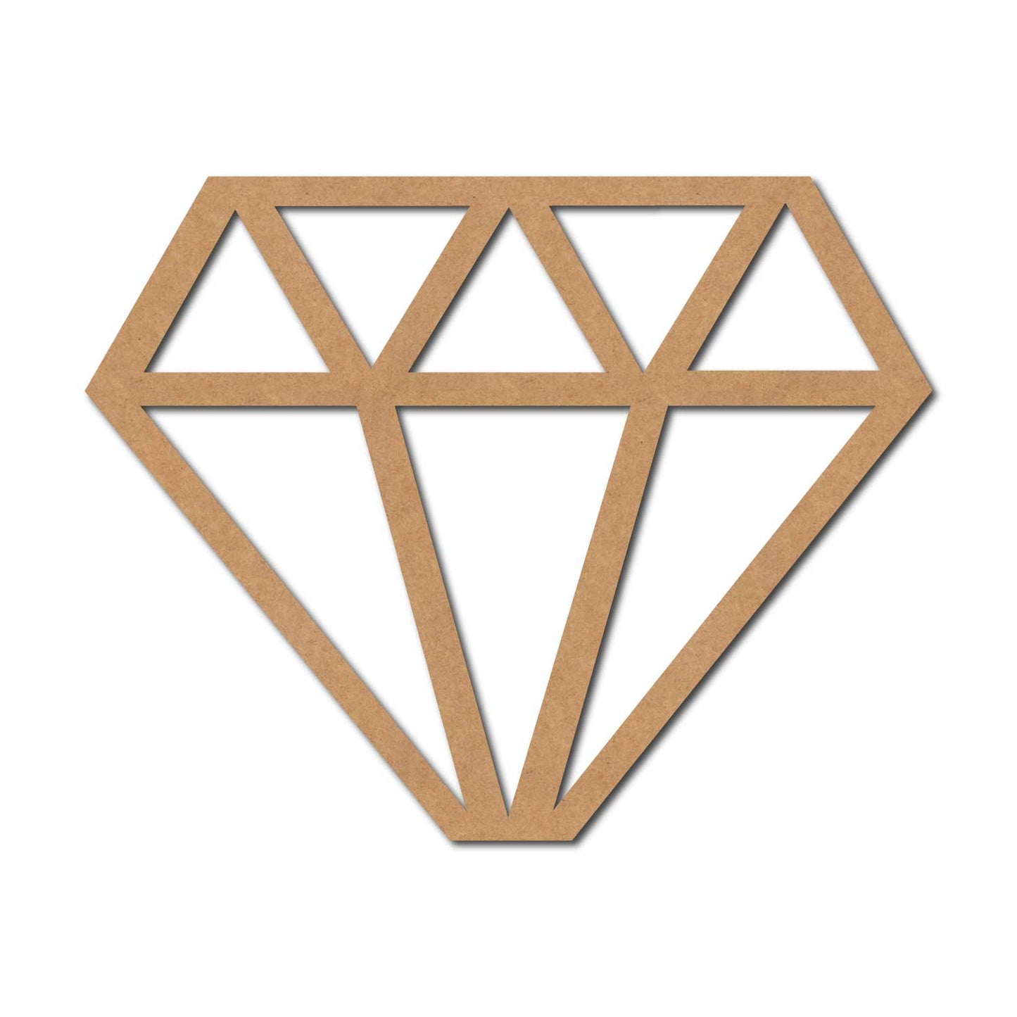 Diamond Cutout MDF Design 1