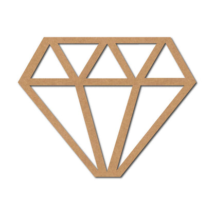 Diamond Cutout MDF Design 1