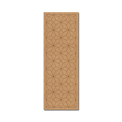 Diamond Pattern Rectangle Pre Marked MDF Design 1