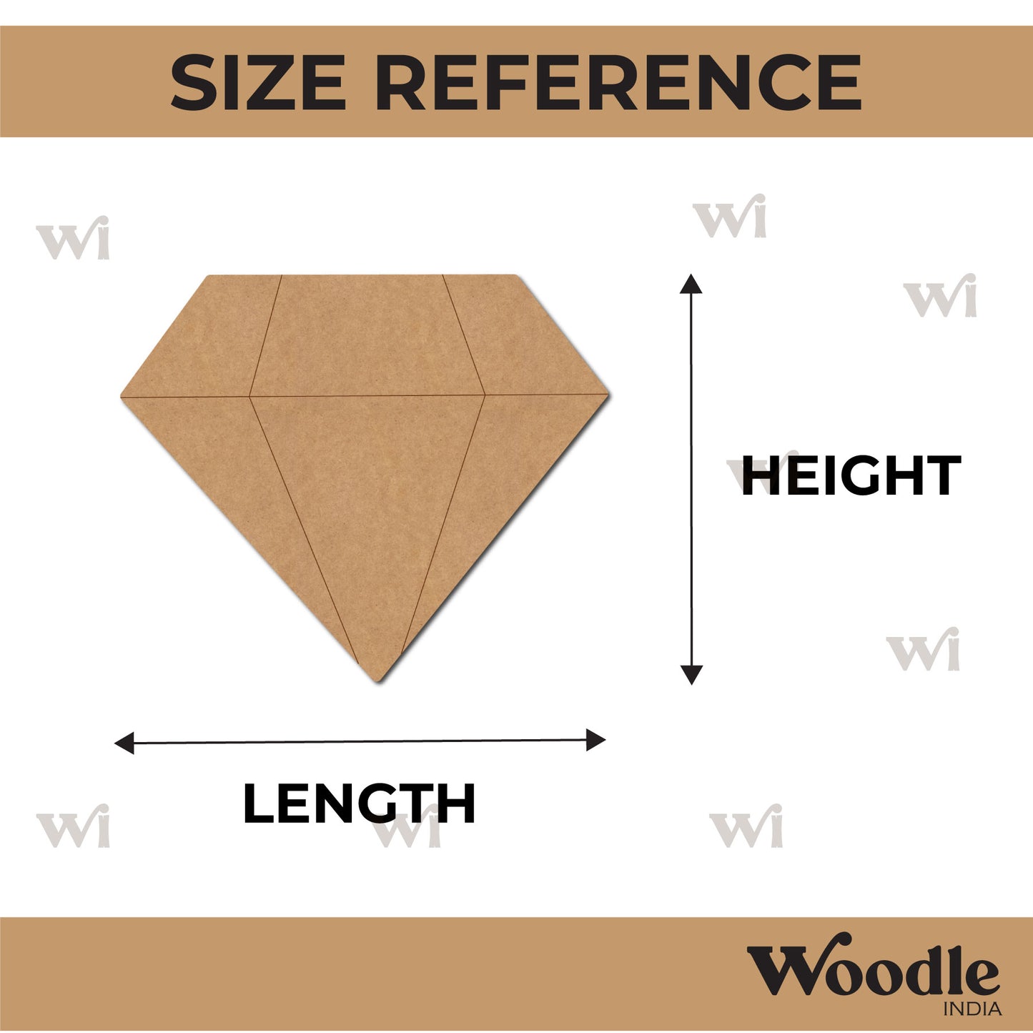 Diamond Pre Marked MDF Design 3
