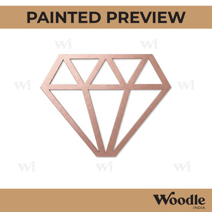 Diamond Cutout MDF Design 1