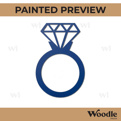 Diamond Ring Cutout MDF Design 1