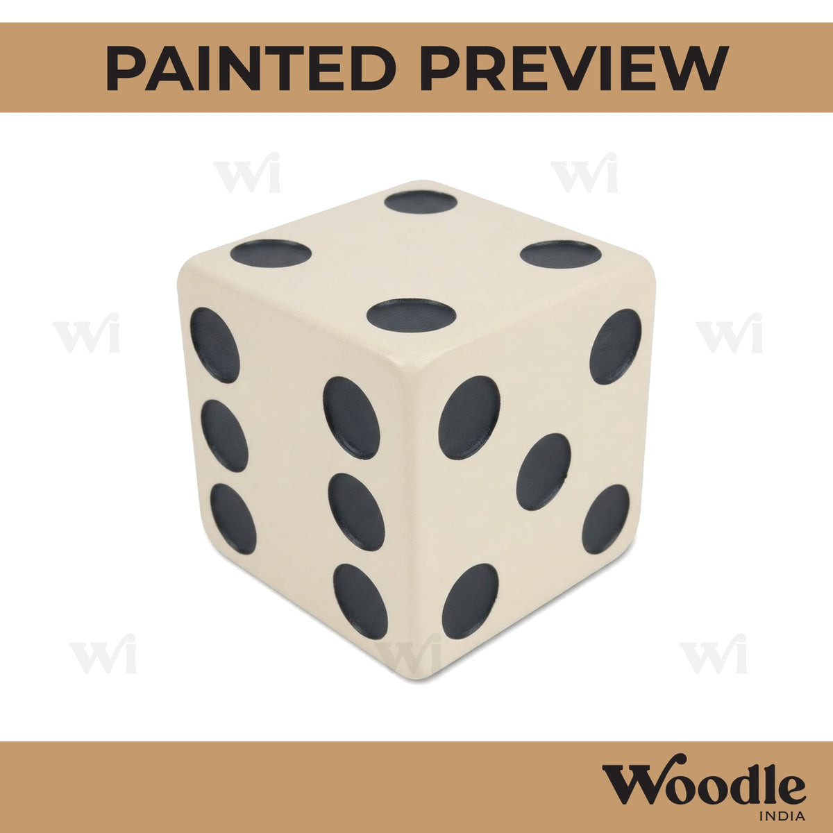 Dice Pre Marked MDF Design 1