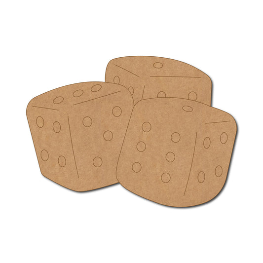 Dice Pre Marked MDF Design 2