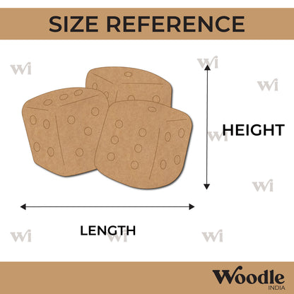 Dice Pre Marked MDF Design 2