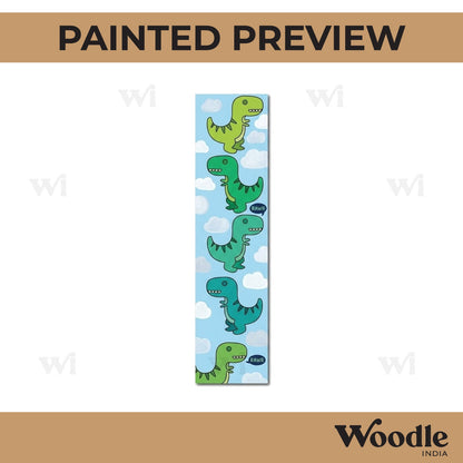Dinosaur Bookmark Pre Marked MDF Design 1