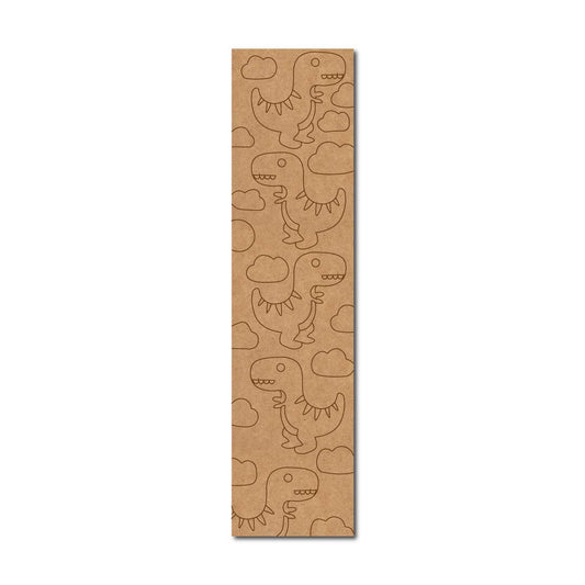 Dinosaur Bookmark Pre Marked MDF Design 1