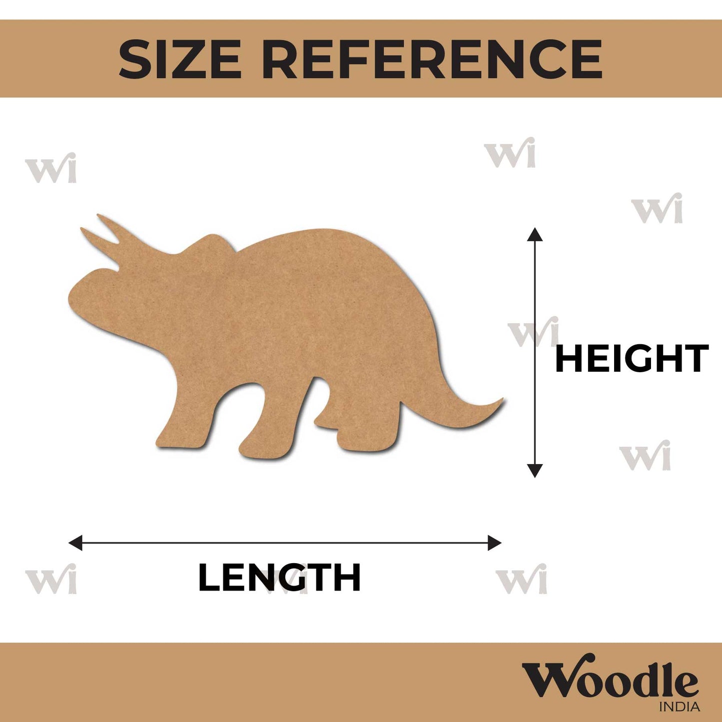 Dinosaur Cutout MDF Design 11