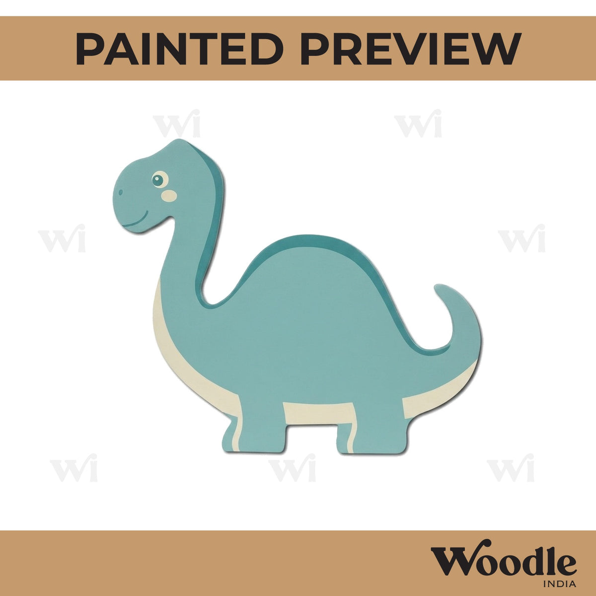 Dinosaur Cutout MDF Design 2