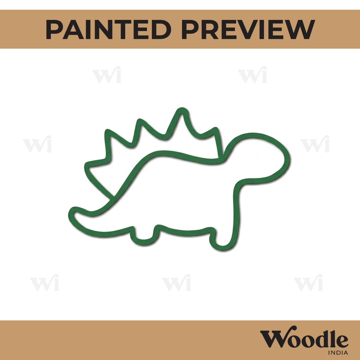 Dinosaur Cutout MDF Design 3